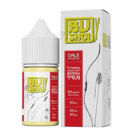  Cherry Hawthorn Berry Tea ( Trà Cherry Sơn Trà Lạnh ) By Bushou Salt Nic 30ML 