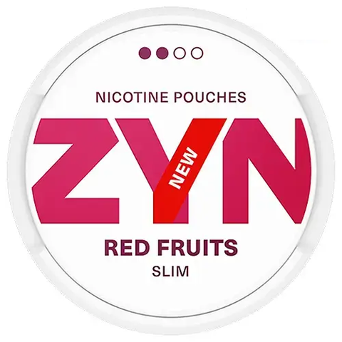  ZYN Red Fruits ( Quả Đại Hoàng Mâm Xôi Dâu Tây ) Slim 6.5mg 