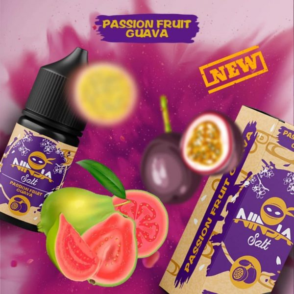  Passion Fruit Guava ( Chanh Dây Ổi ) By Ninja Saltnic 30ML 