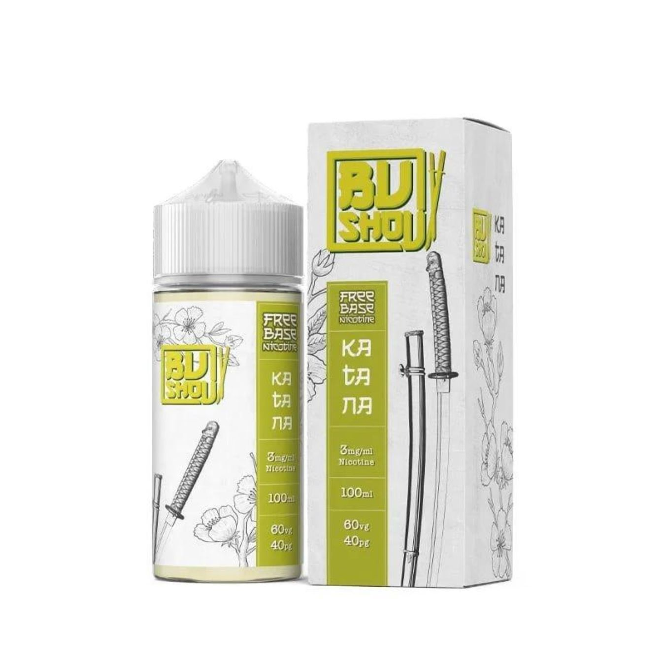  KATANA ( Trà Nhài Lạnh ) By Bushou Freebase 100ML 