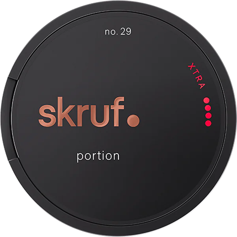 Skruf No. 29 Xtra Strong Original ( Thuốc Lá Nguyên Bản ) Slim 17.1mg – White Snus NCT