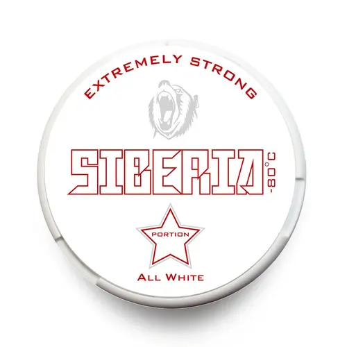  SIBERIA All White Original ( Bạc Hà Nguyên Bản ) Slim Ultra Strong 33mg 