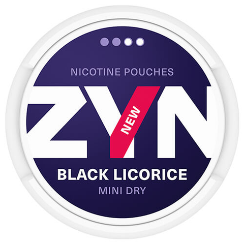  ZYN Black Licorice ( Cam Thảo Muối ) Mini Dry 3mg 