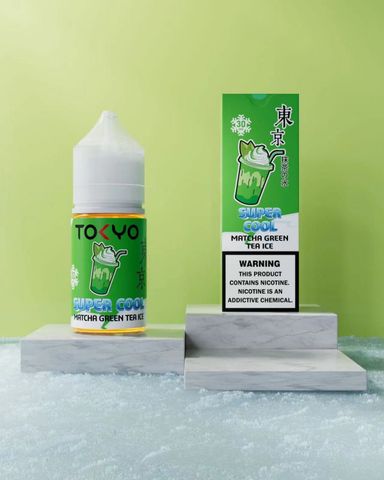 Matcha Green Tea Ice ( Matcha Trà Xanh lạnh ) by Tokyo Super Cool Saltnic 30ML