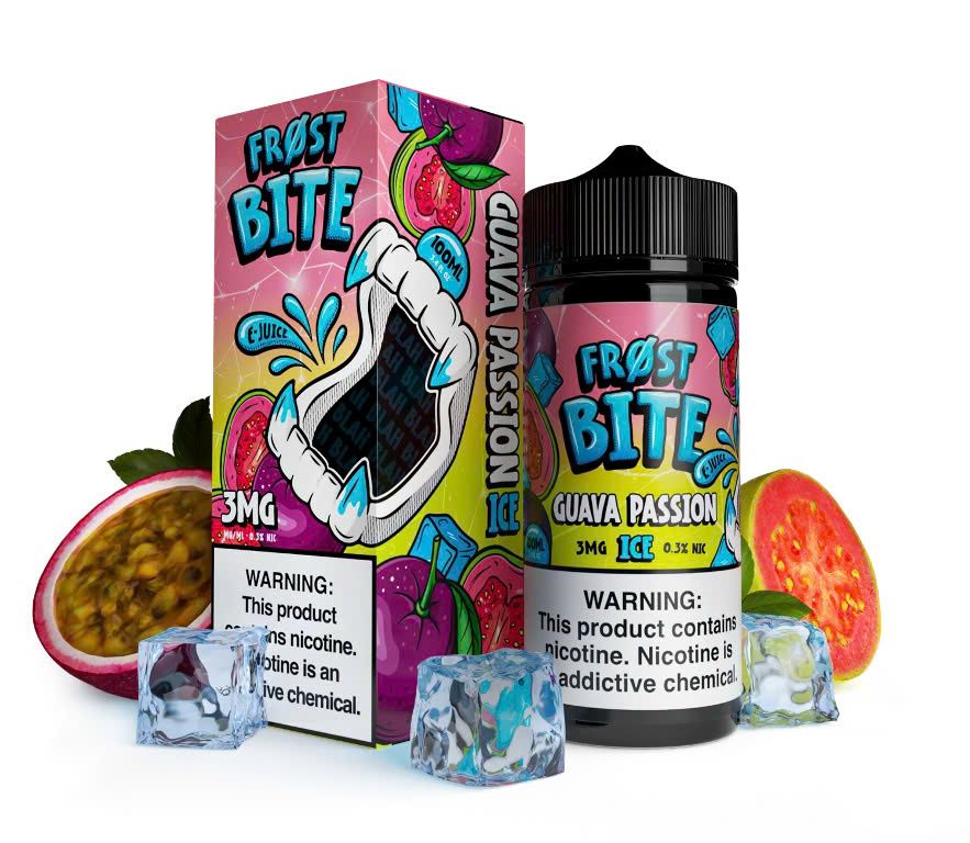  Guava Passion Ice ( Ổi Chanh Dây Lạnh ) By Frost Bite Freebase 100ML 