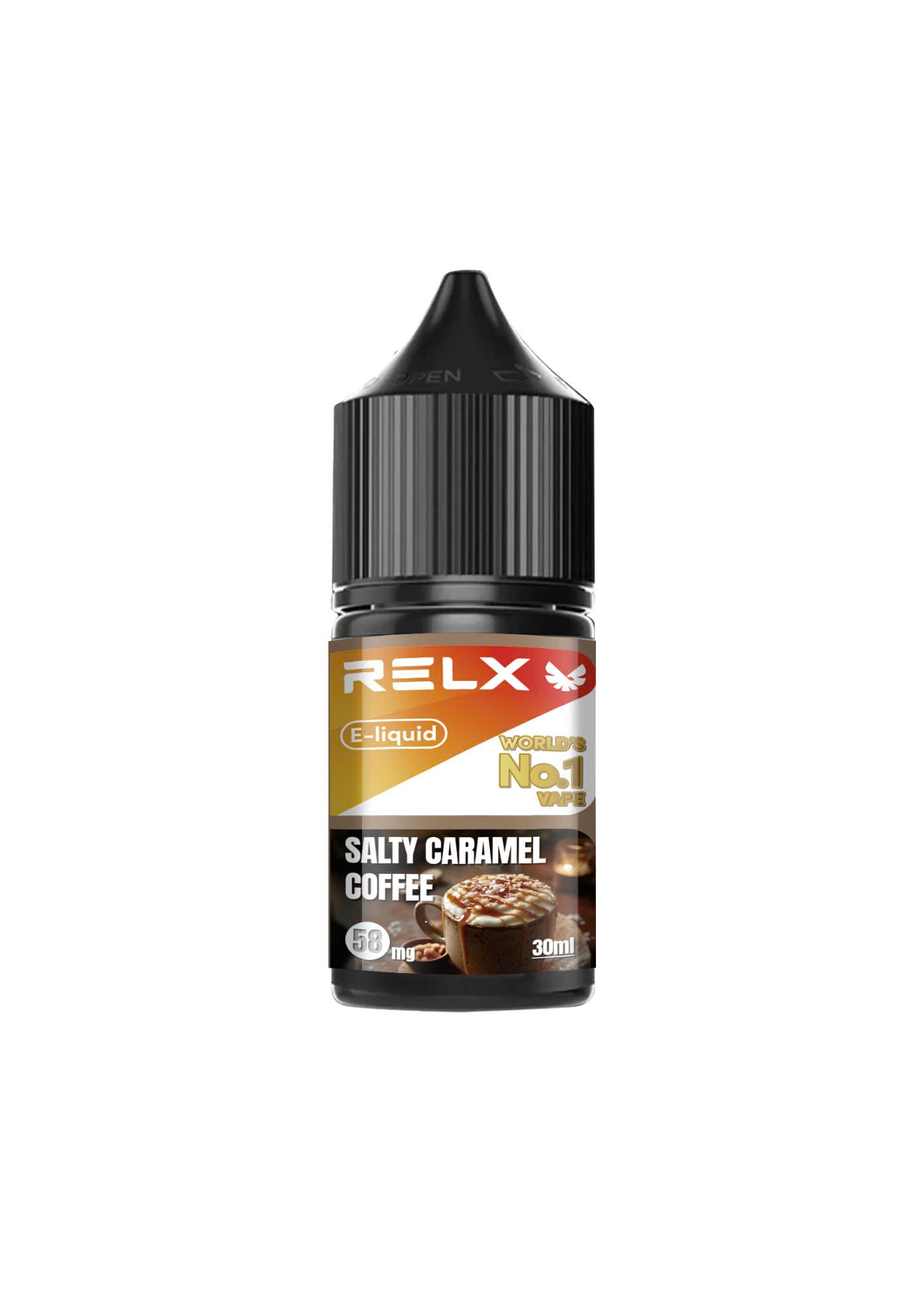  Salty Caramel Coffee ( Cà Phê Caramel ) By Relx Salt Nic 30ML 