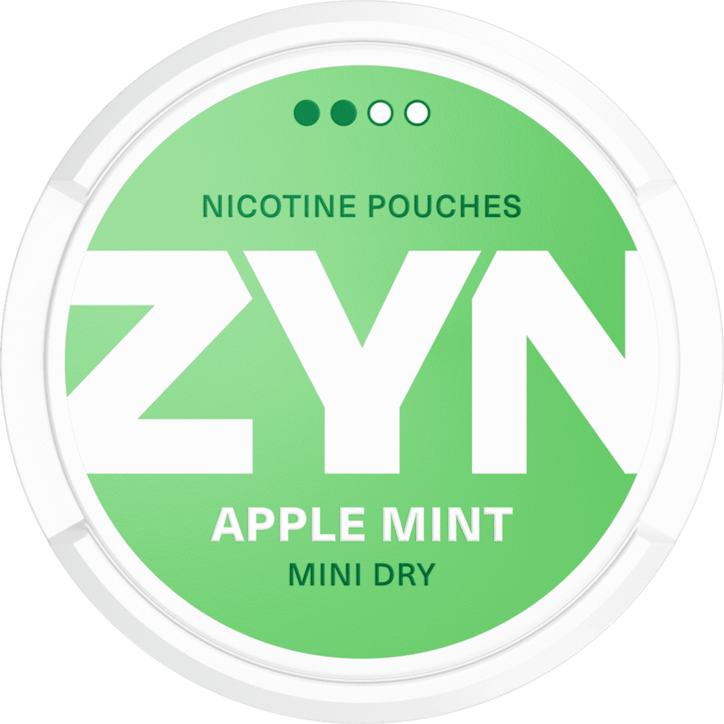 ZYN Apple Mint ( Táo Bạc Hà Lạnh ) Mini Dry 3mg Nicotine Pouches Snus –  White Snus NCT
