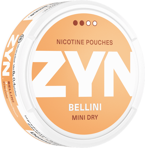  ZYN Bellini ( Đào Nho Xanh Trà Trái Cây ) Mini Dry 3mg 