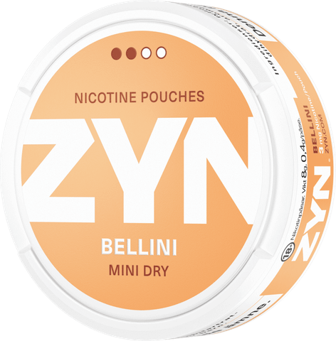  ZYN Bellini ( Đào Nho Xanh Trà Trái Cây ) Mini Dry 3mg 