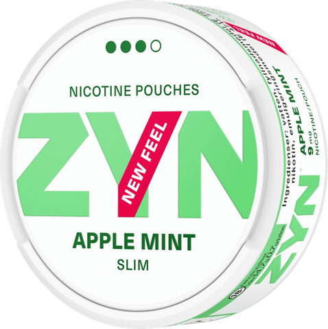  ZYN Apple Mint ( Táo Bạc Hà Lạnh ) Slim Strong 9mg 