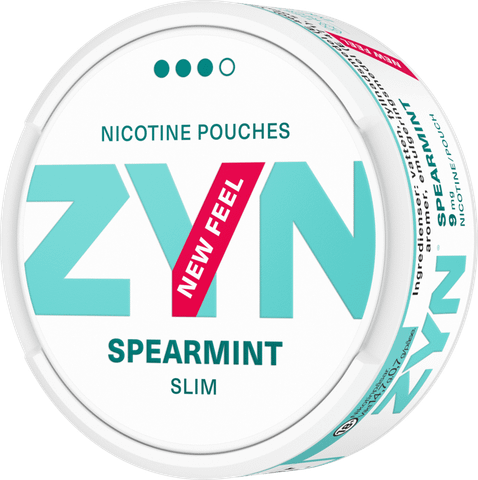  ZYN Spearmint ( Kẹo Gum Bạc Hà ) Slim Strong 9mg 