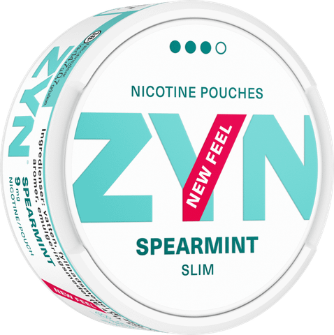  ZYN Spearmint ( Kẹo Gum Bạc Hà ) Slim Strong 9mg 