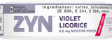  ZYN Violet Licorice ( Hoa Violet Cam Thảo ) Slim 6.5mg 