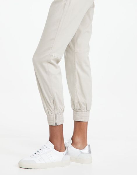 Cream women pants