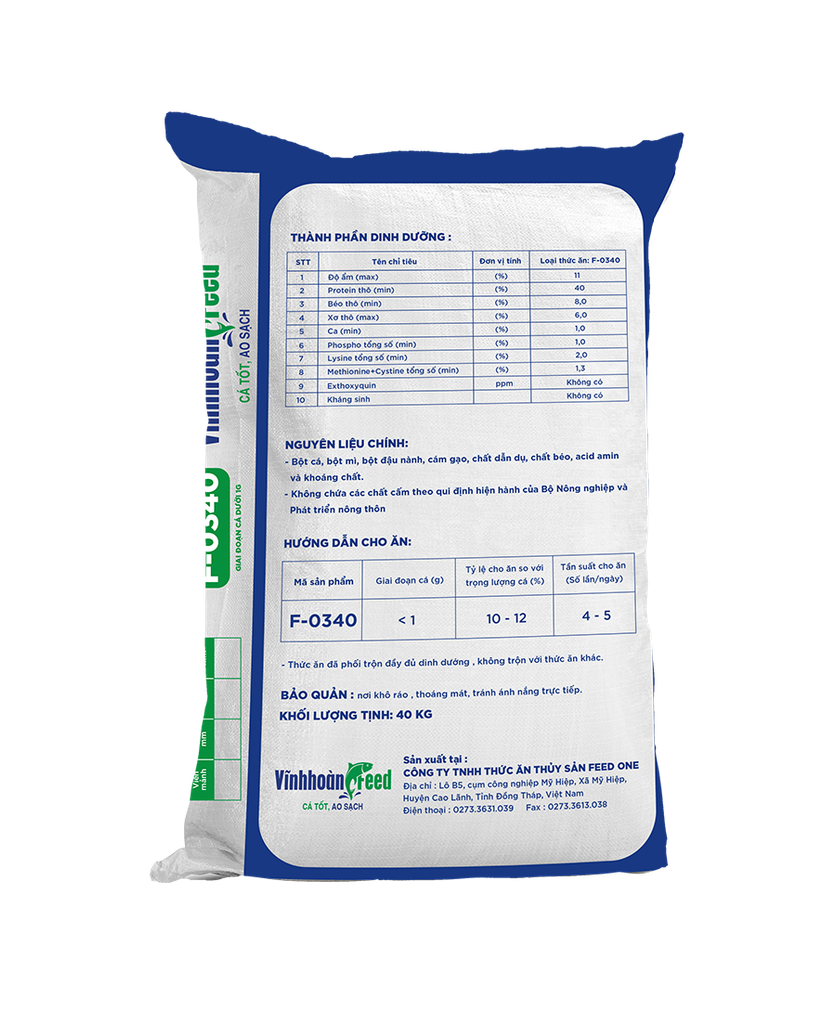 Cám cho cá Tra F - 0340