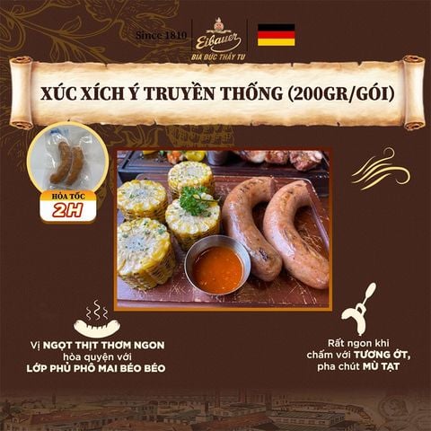 Xúc Xích Ý Truyền Thống (240Gr/Gói)