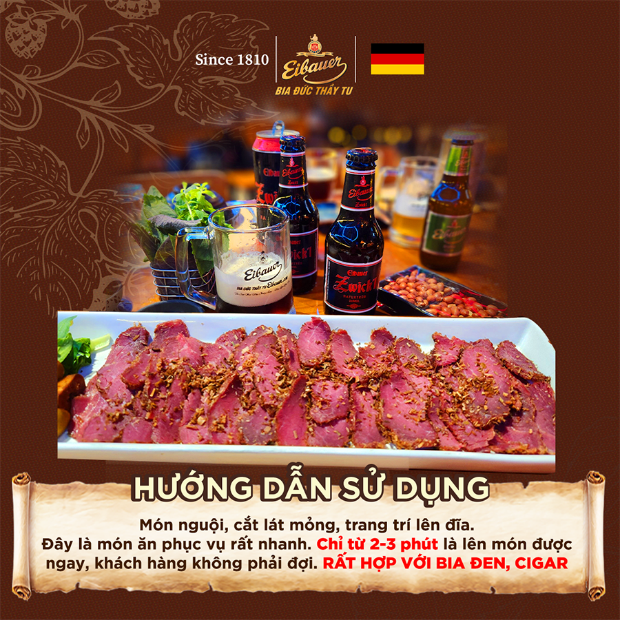 Bò Nắng Nướng Mía (120Gr/Gói)