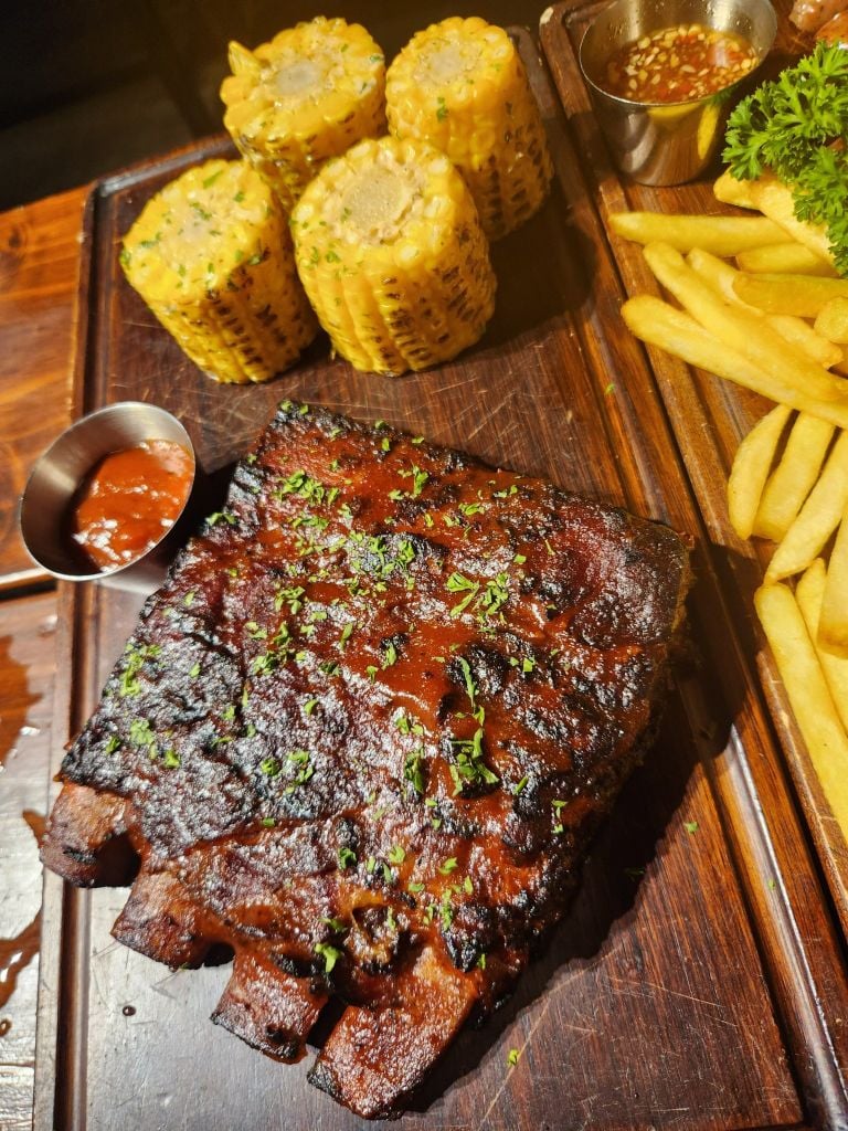 Sườn Tảng Nướng Chậm Kiểu Texas - Sốt BBQ (500Gr/Gói)