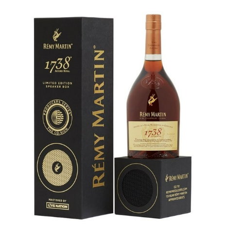 Rượu Remy Martin 1738 Limited Edition Speaker Box || 700ml/40%