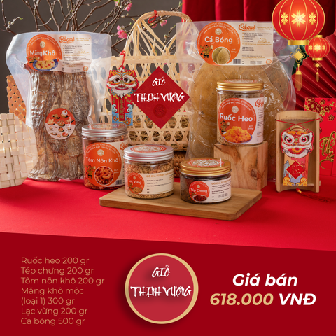  Giỏ quà Tết Thịnh Vượng 