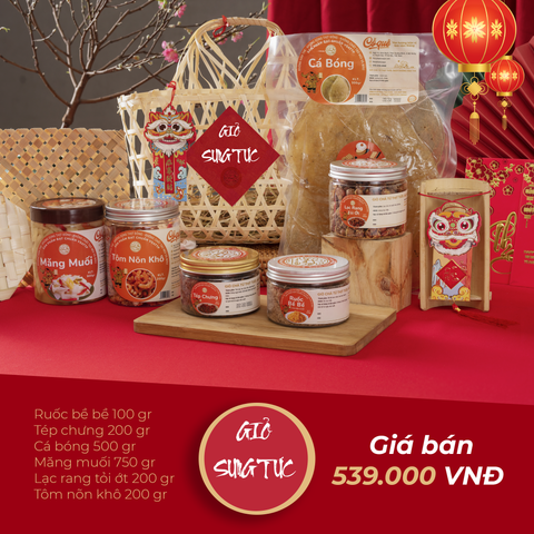  Giỏ quà Tết Sung Túc 