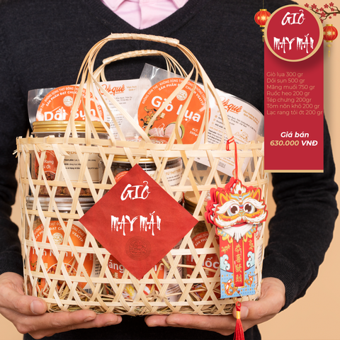  Giỏ quà Tết May Mắn 