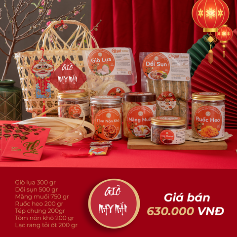  Giỏ quà Tết May Mắn 