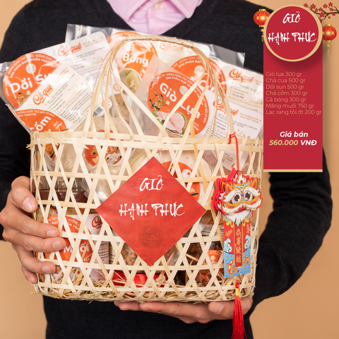  Giỏ quà Tết Hạnh Phúc 