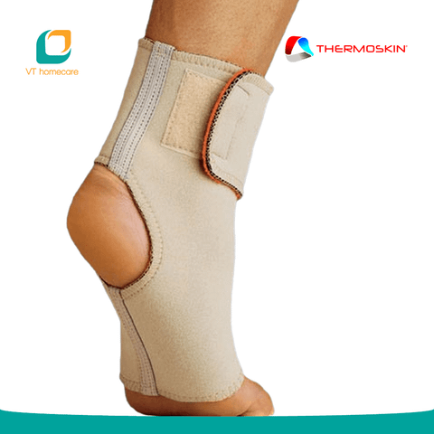  (Thermoskin) Băng nẹp cổ chân / Mắt cá chân hỗ trợ bảo vệ và điều trị mắt cá nhân hoặc chấn thương gân cổ chân (Ajustable Ankle Wrap) 