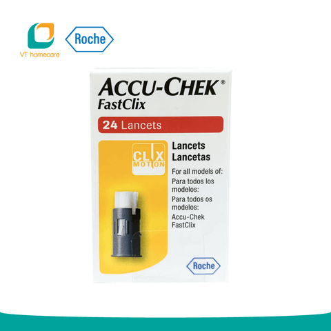  Kim lấy máu Accu-Chek Fastclix lencet 24 - Ống 24 kim 