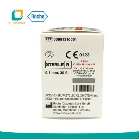  Kim lấy máu Accu-Chek Fastclix lencet 24 - Ống 24 kim 