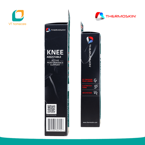  (Thermoskin) Băng nẹp cơ đầu gối phòng chấn thương khi chơi thể thao, tăng tuần hoàn máu và đẩy nhanh phục hồi chấn thương (Knee Ajustable Sport) 