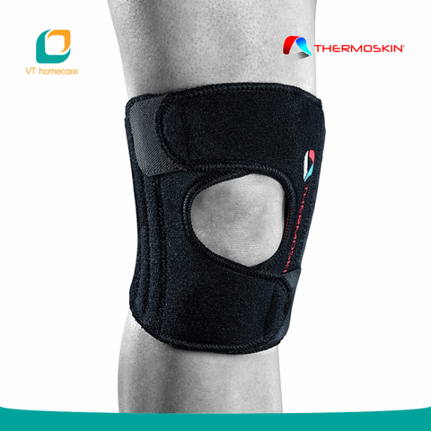 (Thermoskin) Băng cố định khớp gối phòng chấn thương khi chơi thể thao, tăng tuần hoàn máu và đẩy nhanh phục hồi chấn thương (Knee Stabiliser Ajustable Sport) 