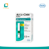  Que thử đường huyết dùng cho máy Accu-Check Active - Hộp 25 que 