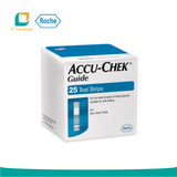  Que thử đường huyết dùng cho máy Accu-Check Guide - Hộp 25 que 