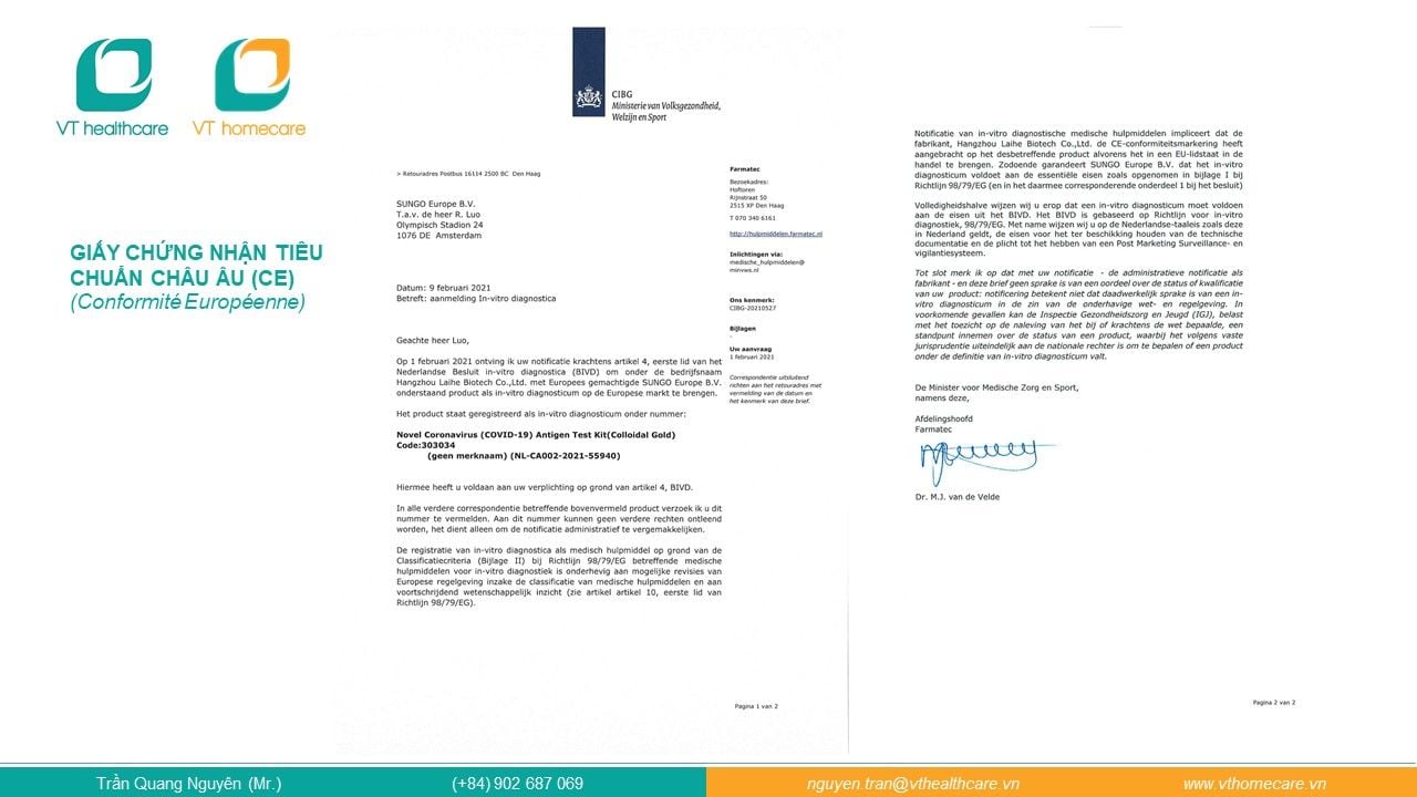  Bộ 3 kit test nhanh kháng nguyên Covid-19 bằng nước bọt LYHER 