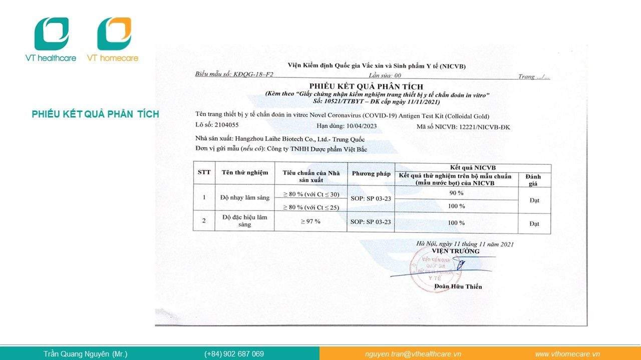  Bộ 3 kit test nhanh kháng nguyên Covid-19 bằng nước bọt LYHER 