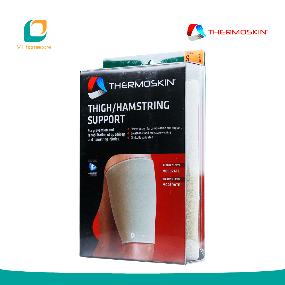 (Thermoskin) Băng nẹp bắp đùi hỗ trợ và bảo vệ cơ đùi (Thigh/ Hamstrin