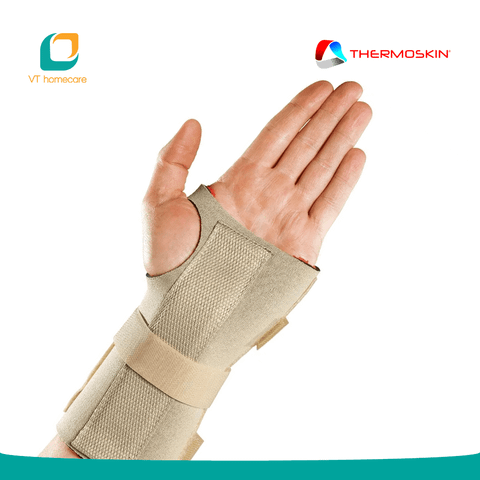  (Thermoskin) Băng nẹp khớp cổ tay cố định giúp tăng tuần hoàn máu và điều trị khối xương cổ tay (Thermal Wrist Brace) 