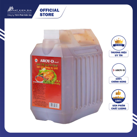Xốt Chua Ngọt Aroy-D 5,4kg - Nhập Khẩu Thái Lan | Aroy-D Sweet Chilli Sauce 5,4kg