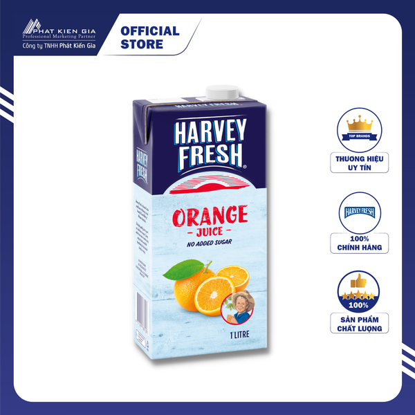 Nước Ép Cam Harvey Fresh 1L - Nhập Khẩu Úc | Harvey Fresh UHT Orange Juice 1L