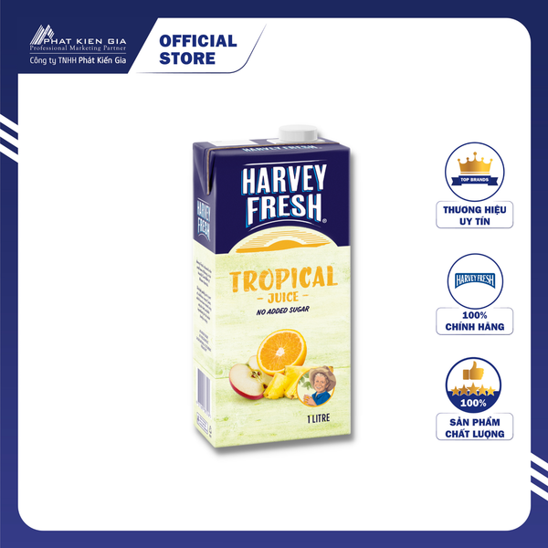 Nước Ép Trái Cây Nhiệt Đới Harvey Fresh 1L (Úc)