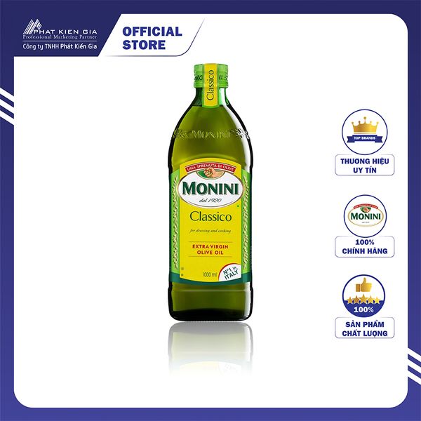 Dầu Oliu Nguyên Chất Monini Extra Virgin 1L