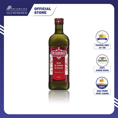 Dầu Olive Pomace Rivano 1L - Nhập Khẩu Ý | Rivano Pomace Olive Oil 1L