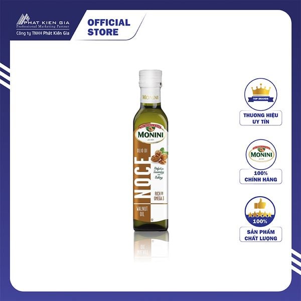 Dầu Hạt Phỉ Monini 250ml - Nhập Khẩu Ý | Monini Hazenut Oil 250ml