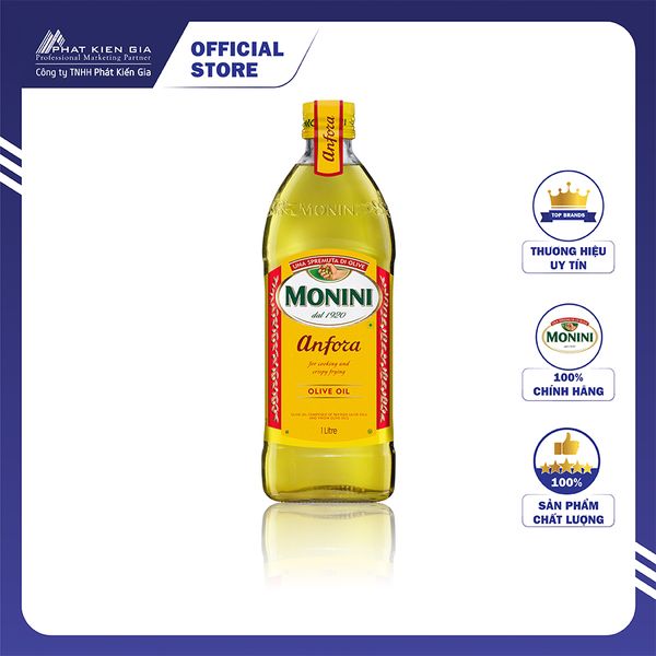 Dầu Oliu Anfora Monini 1L - Nhập Khẩu Ý | Monini Anfora Olive Oil 1L