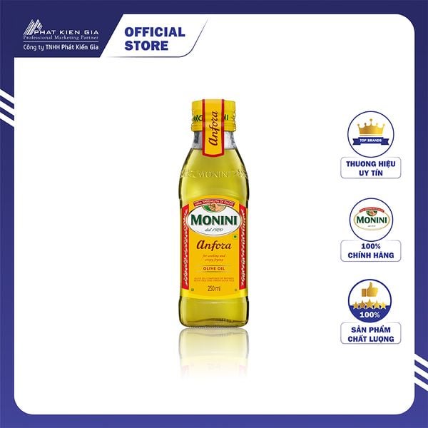 Dầu Oliu Anfora Monini 250ml - Nhập Khẩu Ý | Monini Anfora Olive Oil 250ml