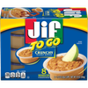 Bơ Đậu Phộng Hạt Jif To Go 344 g (8 cốc x 43 g)