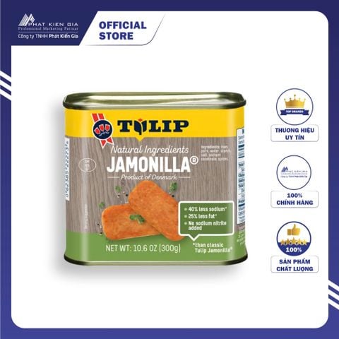 Thịt Heo Hộp Natural Jamonilla Tulip 300g - Nhập Khẩu Đan Mạch | Tulip Natural Ingredients Jamonilla 300g