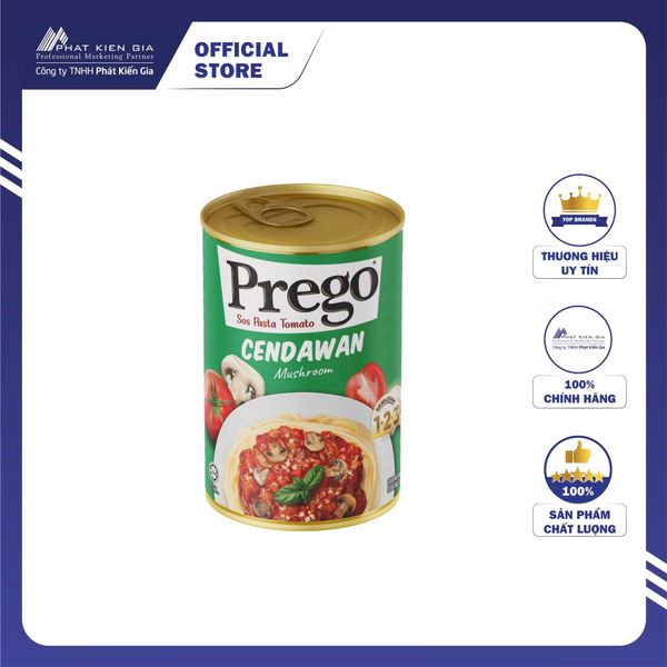 Sốt Mì Ý Cà Chua & Nấm Prego 300g (Thương Hiệu Mỹ - SX Malaysia)